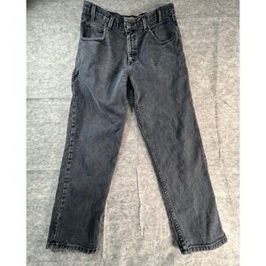 High Sierra Vintage Dungarees Mens 36x30 Denim Jeans Y2K Black Faded Straight